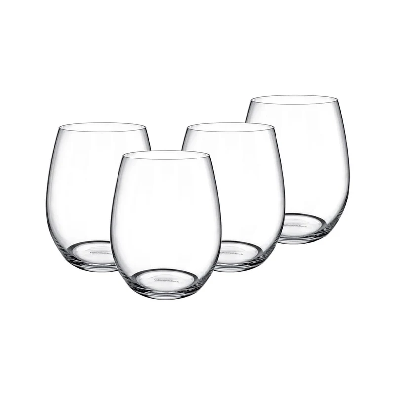 ENTREE Bicchiereda acqua trasparenti - 250 ml, cristallo SET 4 PEZZI