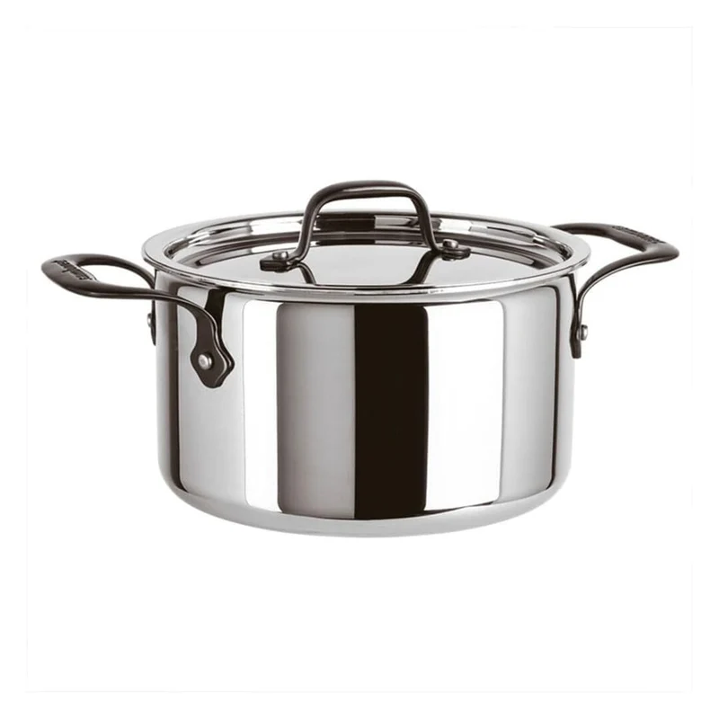Casseruola alta 2 maniglie con coperchio - 24 cm