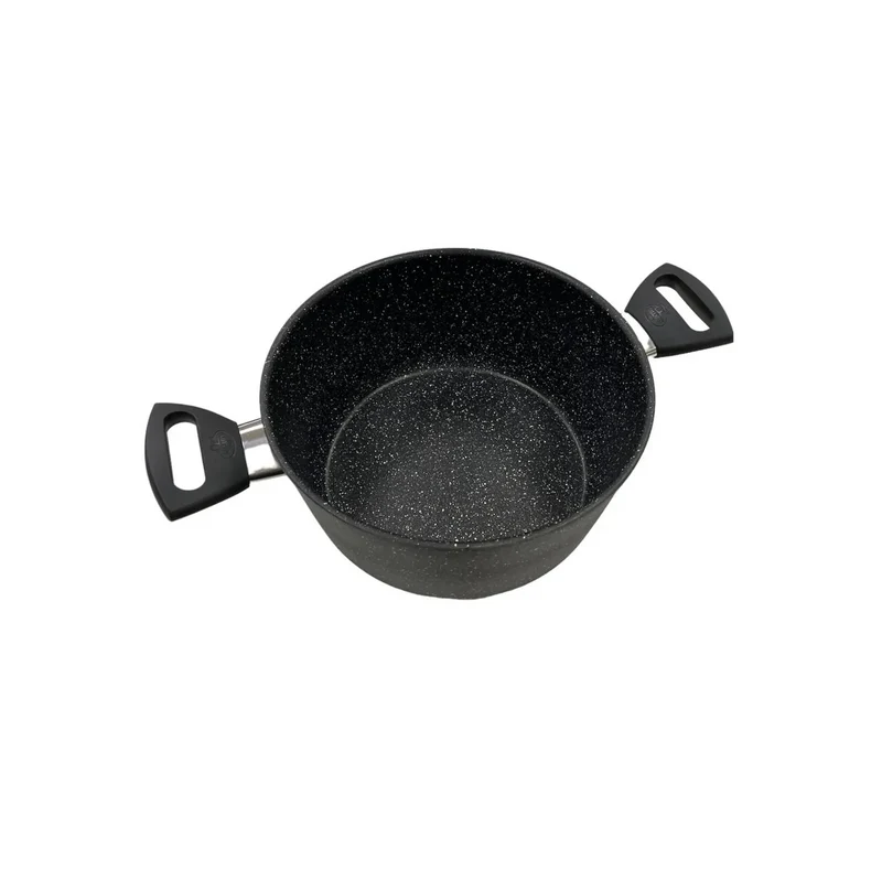 Casseruola 2 Manici 24 cm, Alluminio con Rivestimento antiaderente senza PFAS