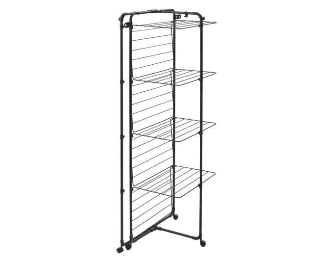 BRABANTIA Wäschetrockner HangOn Turm 30 m matt black