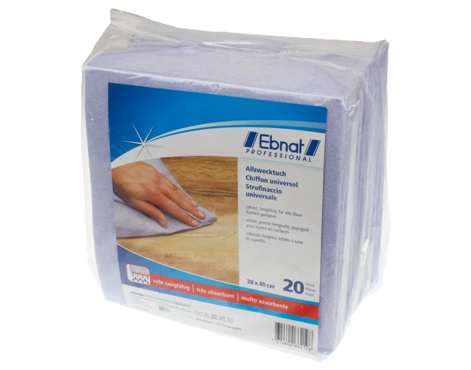 EBNAT Allzwecktuch 20 Stück blau 40x38cm