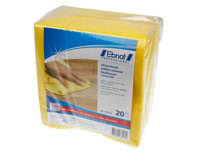 EBNAT Allzwecktuch 20 Stück gelb 40x38cm