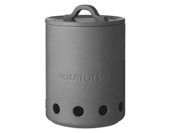 LADELLE Vorratstopf Essentials Potato anthrazit Keramik ø 20x25cm