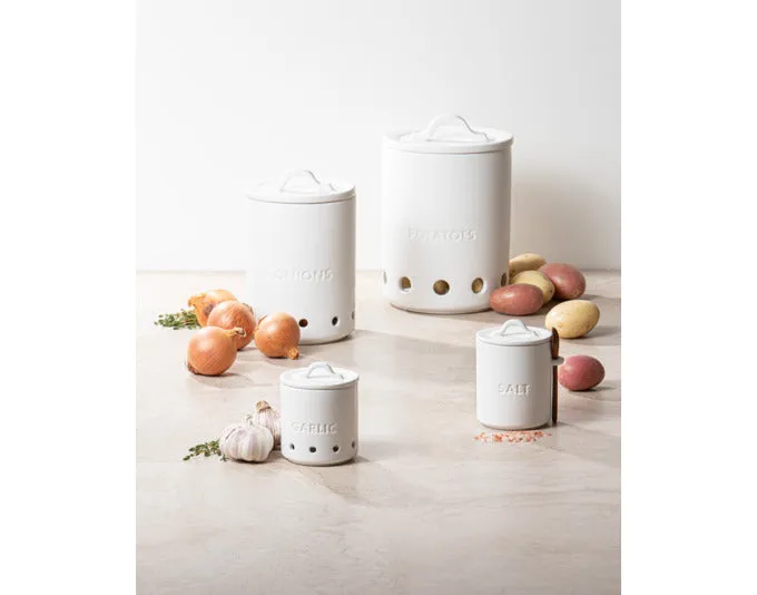 LADELLE Vorratstopf Essentials Potato weiss Keramik ø 20x25cm