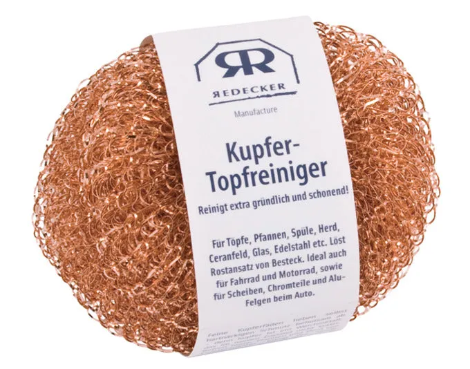 REDECKER Kupfertopfreiniger 2 Stück ø 7.5 cm