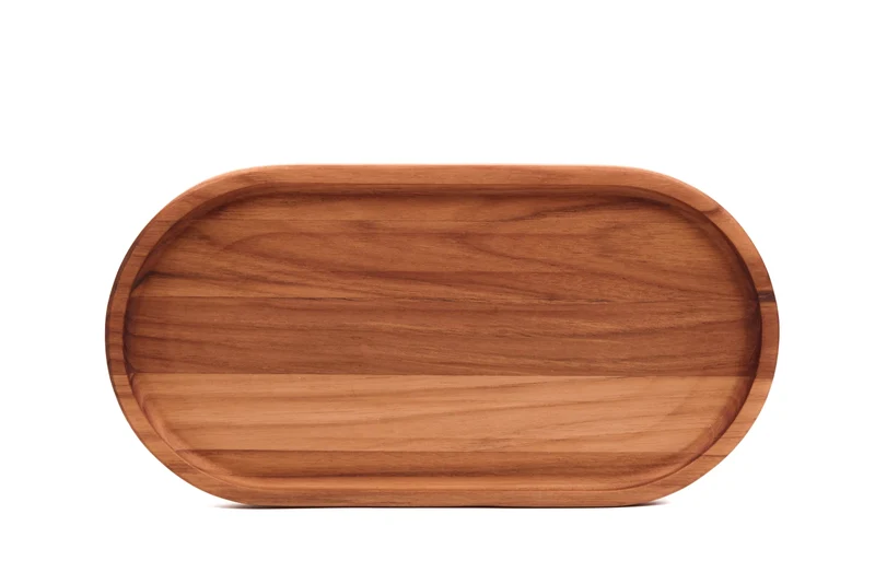 Essential Serviertablett oval M 35x18x2cm mit Rand