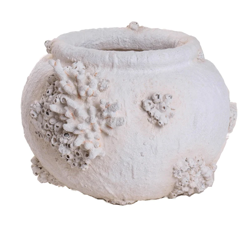 Vaso Conchiglie e Coralli Ø 56x39 cm