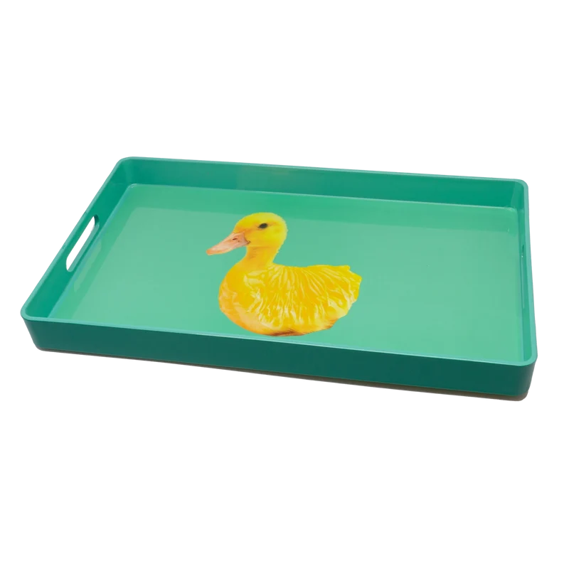 Tablett rechteckig 40x24cm Ente