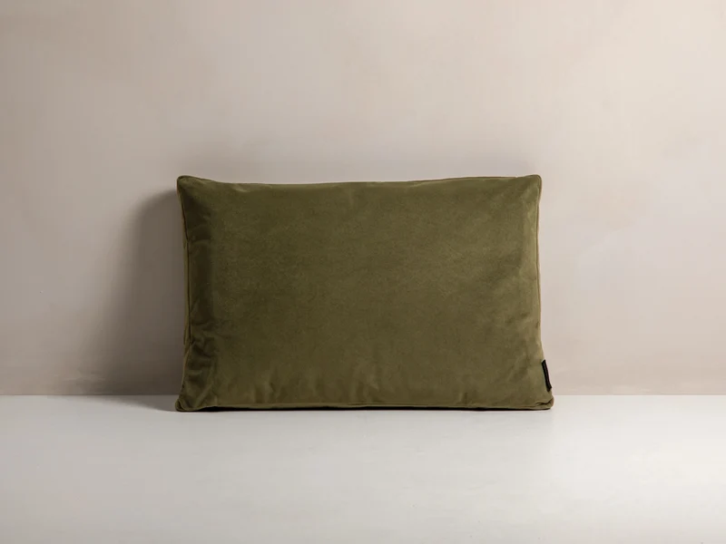 Stripy Velour Pillow