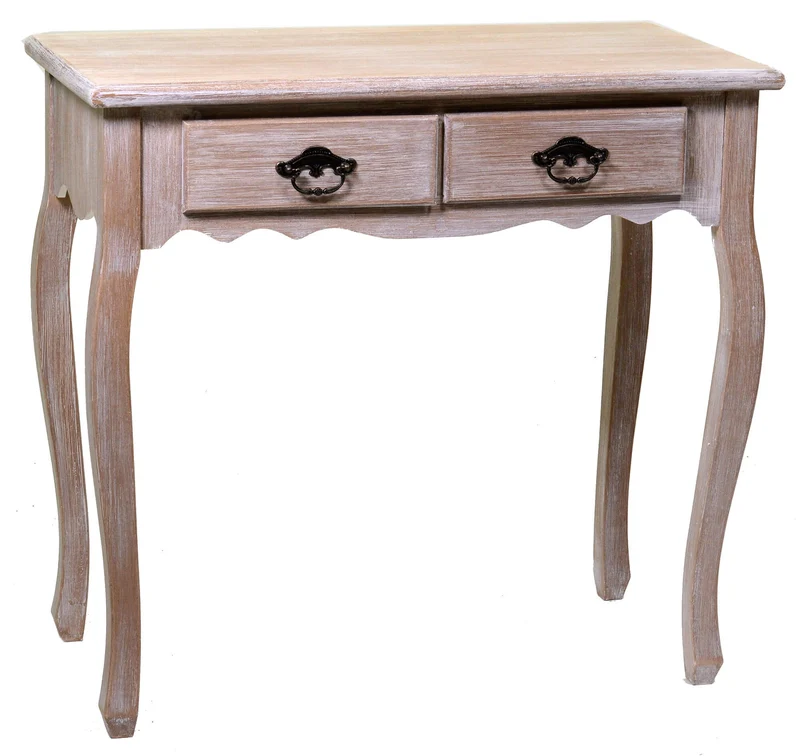 Consolle 2 Cassetti in Legno Stoccarda