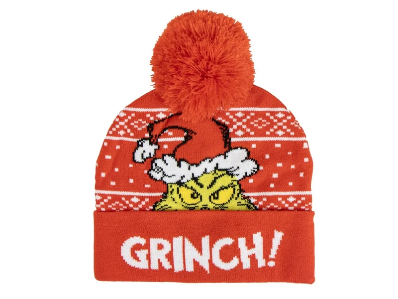 Grinch cappello natalizio in maglia inverno
