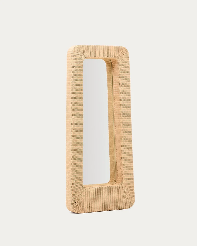 Rattanspiegel Zilna, 58 x 120 cm
