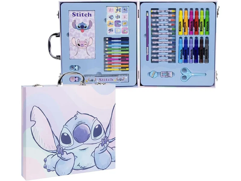 Valigetta con vari colori personaggio Stitch