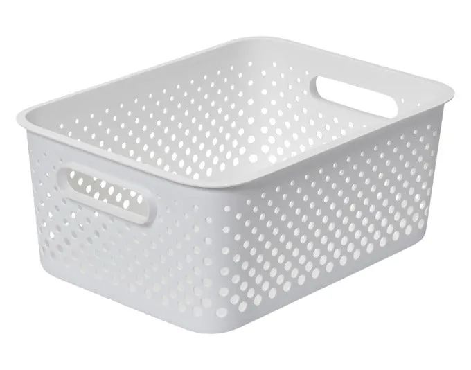 EBNAT Aufbewahrungskorb SmartStore L 36.5x27x15 cm weiss
