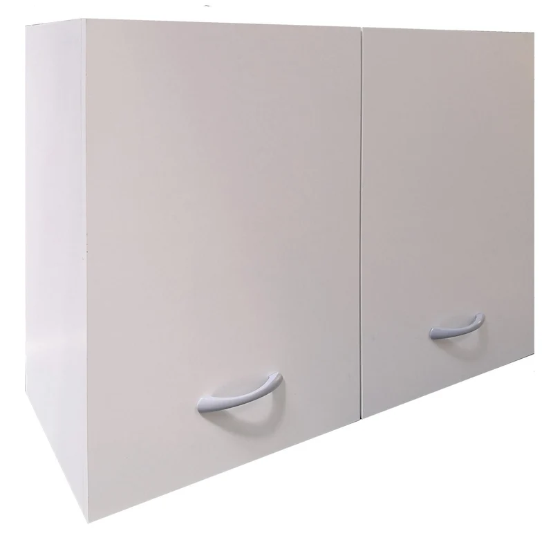Pensile Scolapiatti da Cucina 2 Ante 80x33x60 cm in Legno Bianco