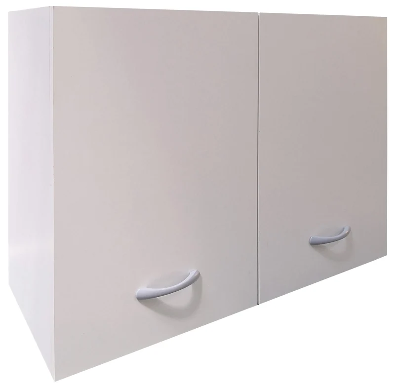 Pensile da Cucina 2 Ante 80x33x60 cm in Legno Bianco