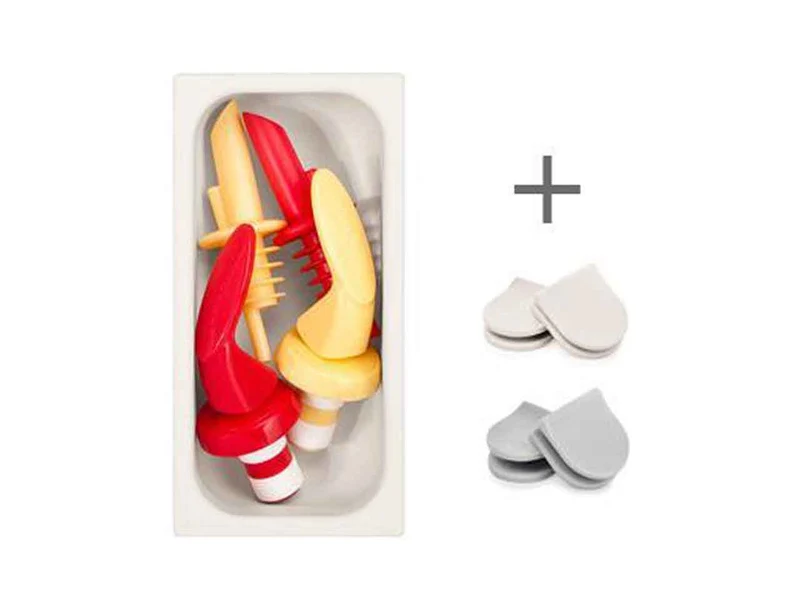 Porta utensili Tescoma Flexispace bianco in plastica 14,8x7,4 cm