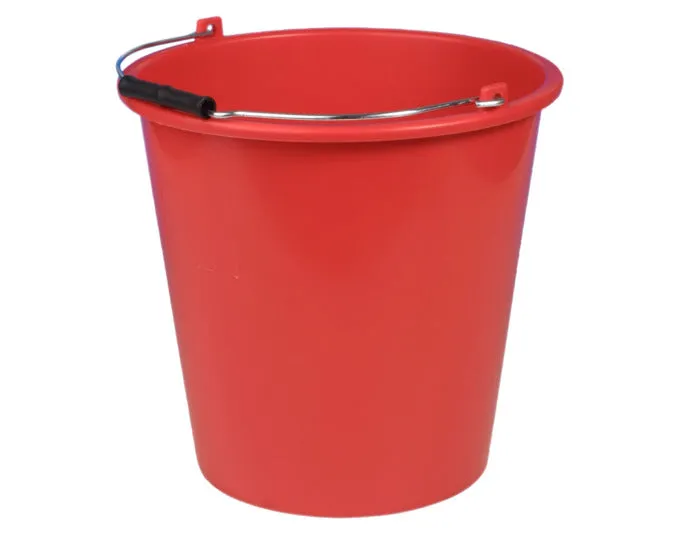 EBNAT Eimer Kunststoff rot 13 Liter ø 31 cm