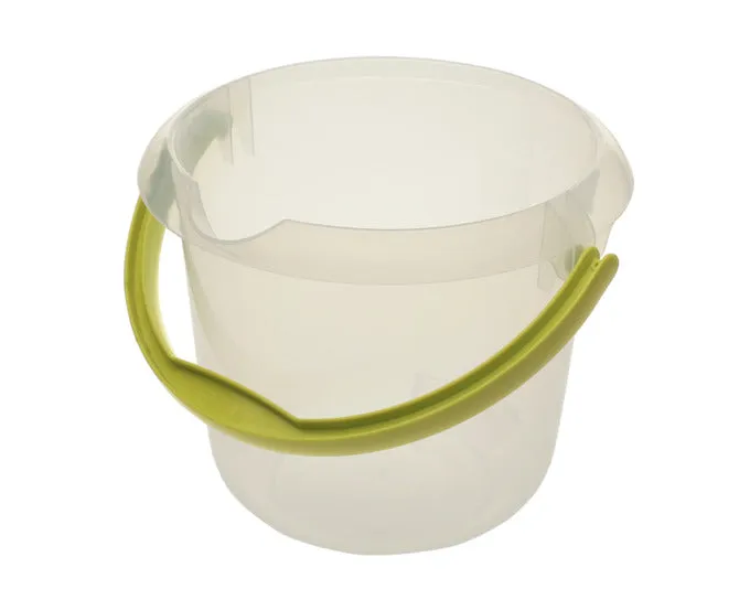 KEEEPER Eimer mit Ausguss transparent 5 l ø 20x20 cm
