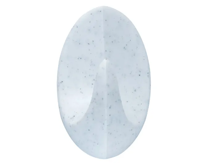 DIAQUA Haken oval granit 2 Stück