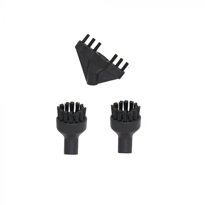 Set 3 spazzole Polti PAEU0358 - 2 rotonde + 1 per guarnizioni per Vaporetto