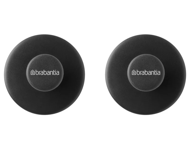 BRABANTIA Handtuchhaken ReNew 2 Stück dark grey