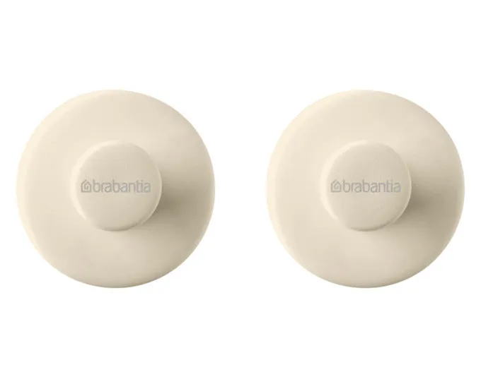 BRABANTIA Handtuchhaken ReNew 2 Stück soft beige