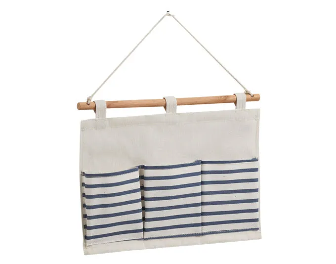 ZELLER Hängeorganizer mit 3 Fächer Stripes 35x25 cm