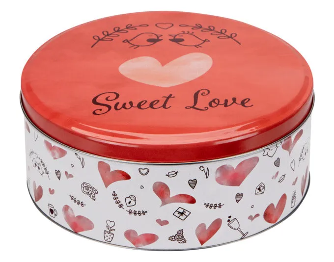 STÄDTER Gebäckdose Sweet Love ø 22x9.5 cm bunt rund