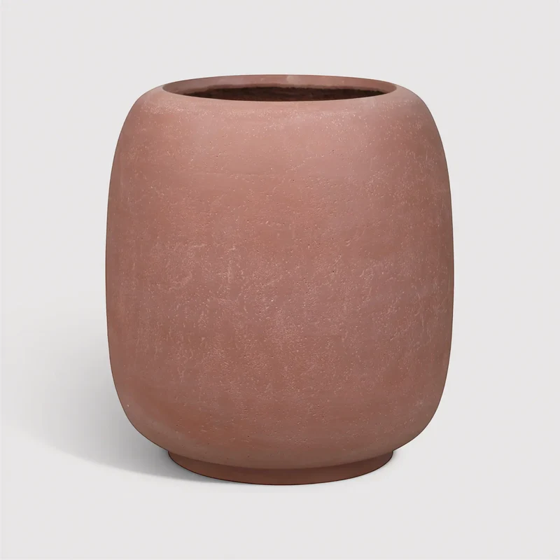 Azalyn - Vaso per piante in MGO marrone mocha stile moderno