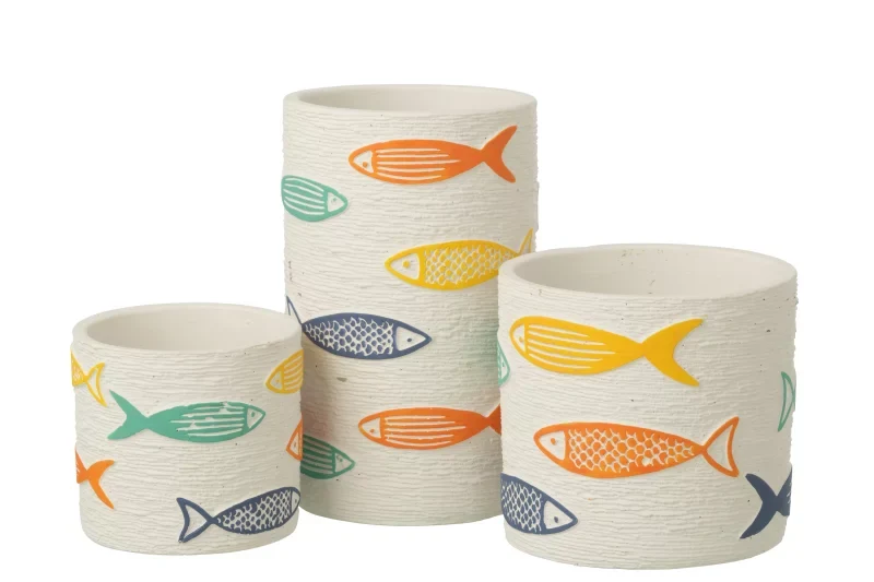 Portavasi Pesce Assortiti - Jolipa