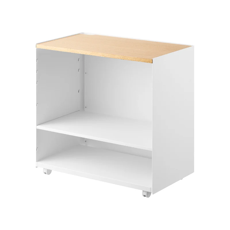 Semi-Closed Wood-Top Storage Wagon