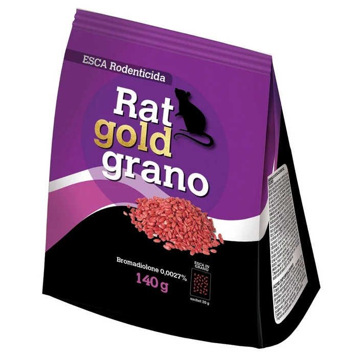 Dodenticida in grano 7x20gr - Rat gold