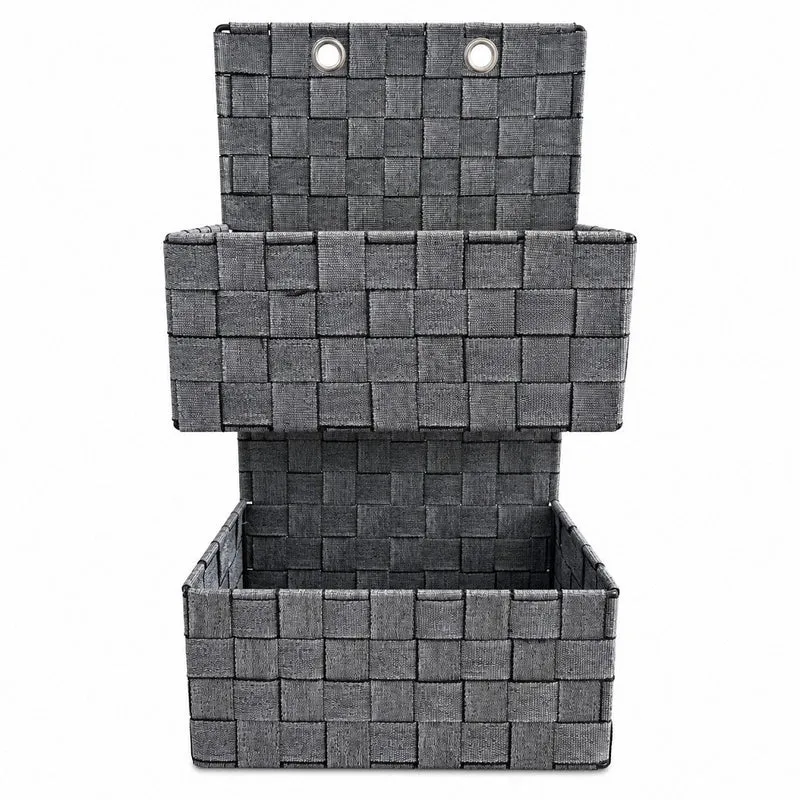 Organizer Da Parete In Tessuto 48x25x15 Cm