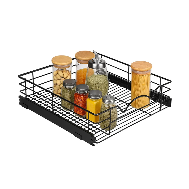 Cestello Estraibile Cucina per Dispensa e Sottolavello in Metallo