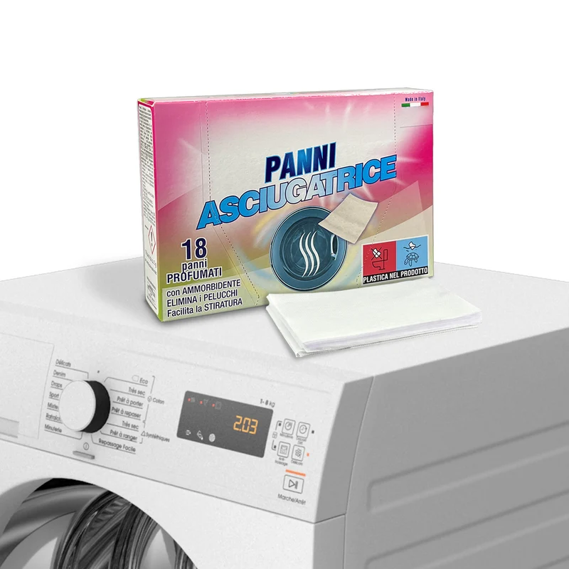 Panni Asciugatrice Profumati e Ammorbidenti – Anti Pelucchi, 18/180 Pezzi