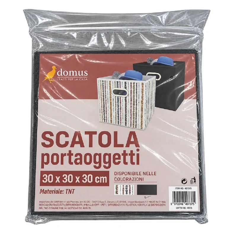 Scatola Portaoggetti Multiuso 30X30X30 cm