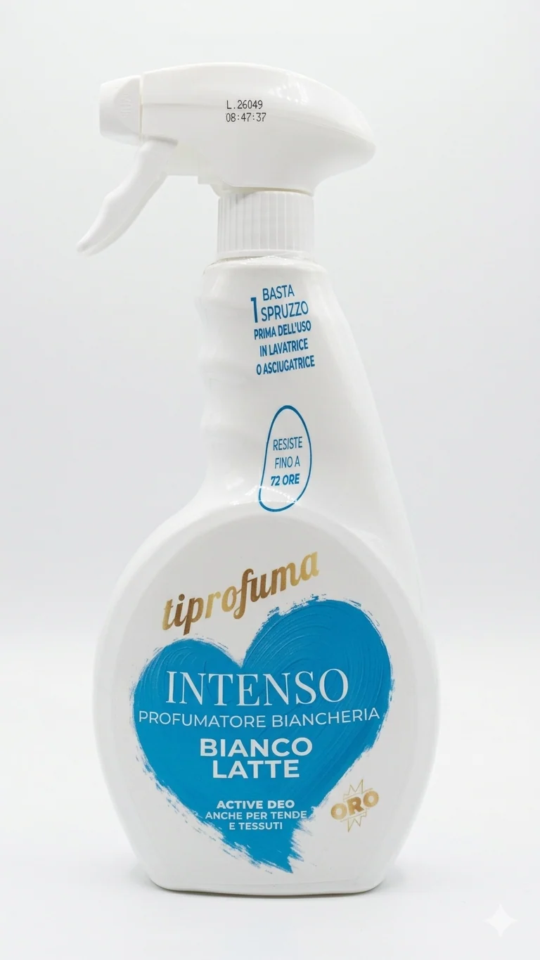 ORO Tiprofuma Intenso Profumatore Biancheria Bianco Latte 650ml | Active Deo per Tende e Tessuti