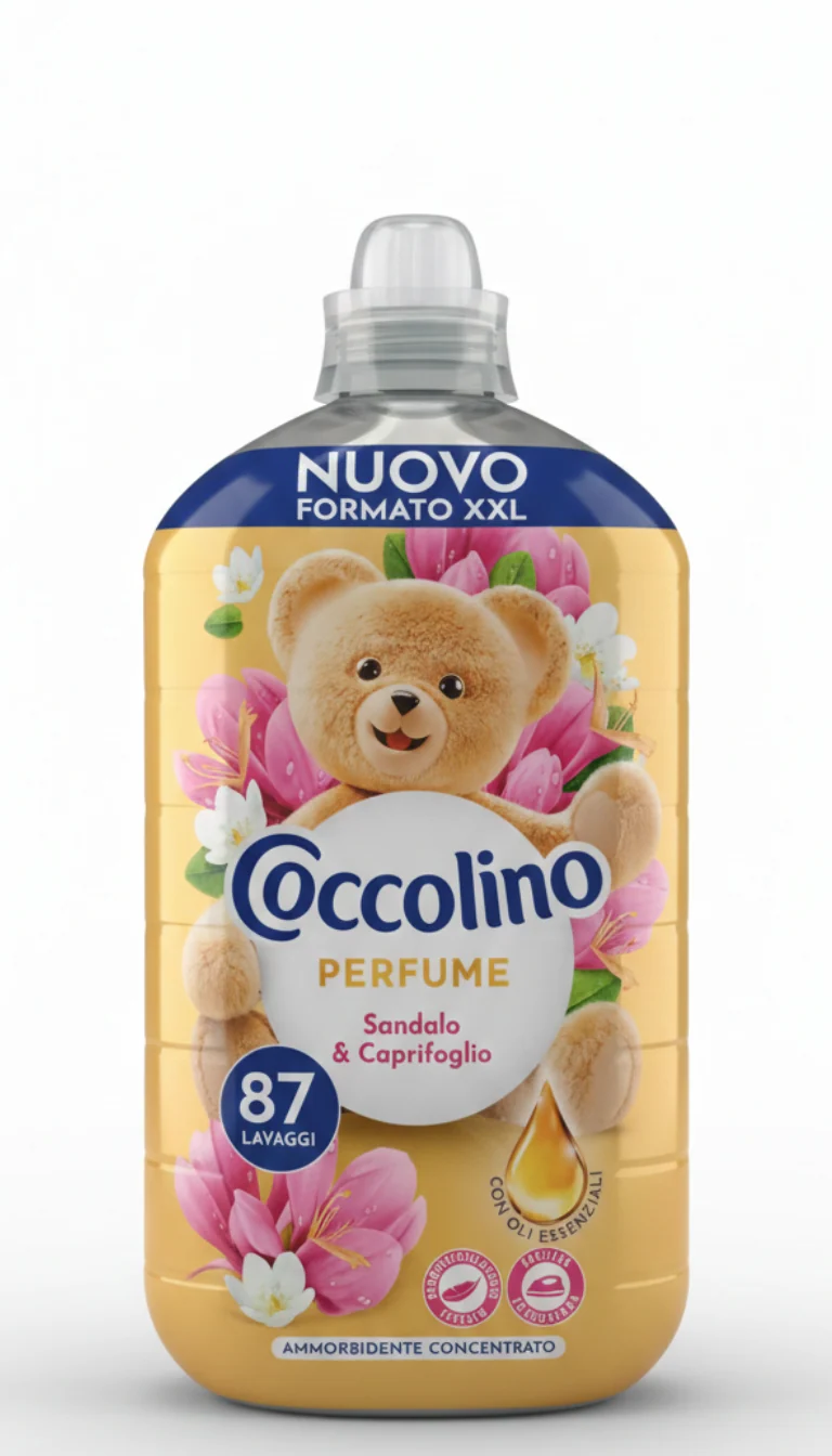 Coccolino - Ammorbidente Concentrato XXL Sandalo & Caprifoglio – 87 Lavaggi