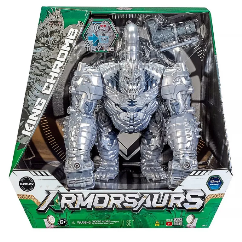 Armosaurus Feature Villain Figure King Chrome