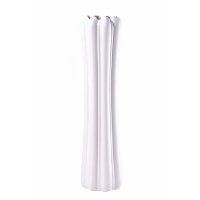 Vaso in ceramica 76 cm bianco - Coban