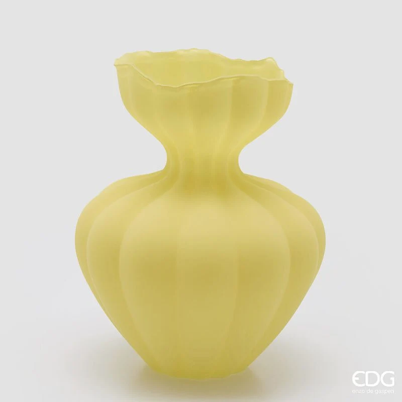 Vaso Flow Sinuoso Giallo - Enzo De Gasperi