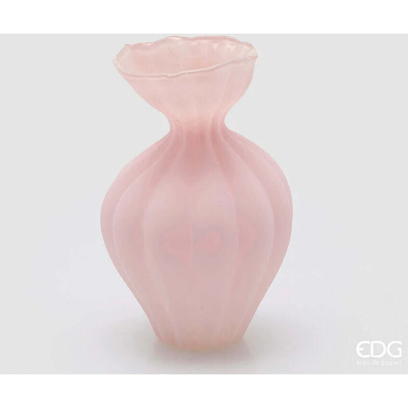 Vaso Flow Sinuoso Rosa - Enzo De Gasperi