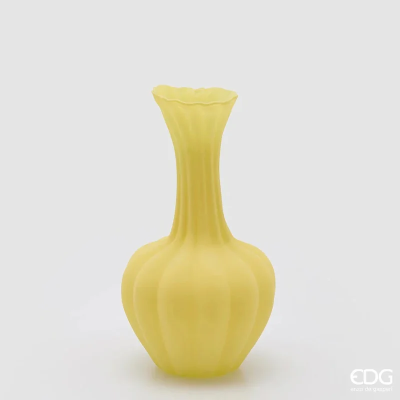 Vaso Flow Sinuoso Giallo - Enzo De Gasperi