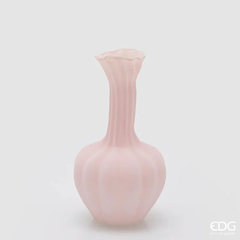 Vaso Flow Sinuoso Rosa - Enzo De Gasperi