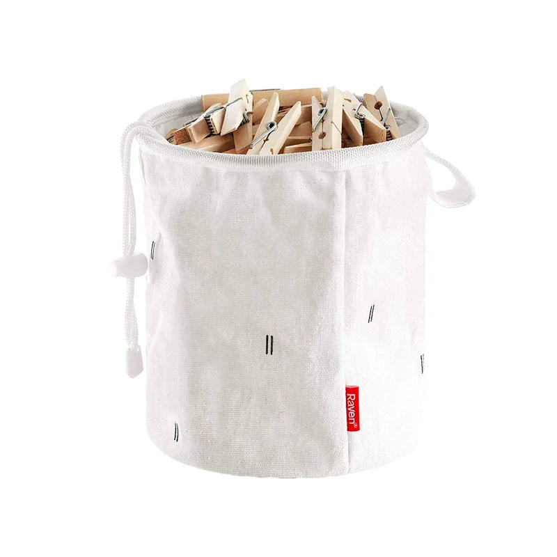 Borsa Porta Mollette Con Laccio E Gancio In Velcro 18x15cm