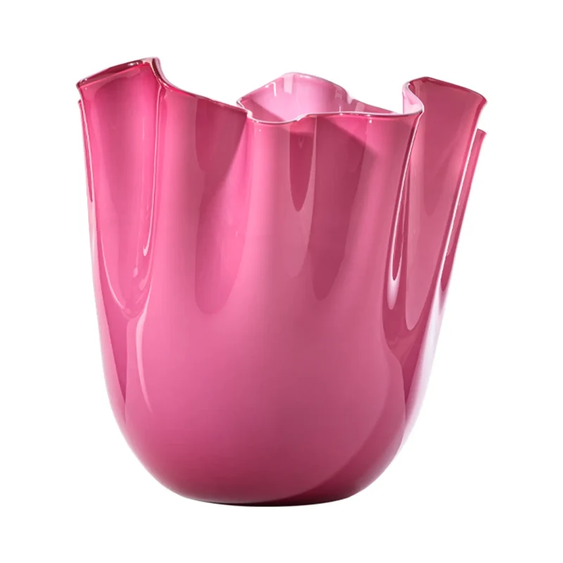 Fazzoletto Opalino 700.02 Magenta/Lattimo - Venini