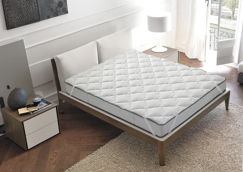 Topper Trapuntato Anallergico con Trattamento Silver Fasce Elastiche Traspirante Made in Italy Il Gruppone