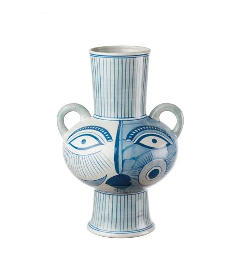 Vaso Alto C/Manici Mediterraneo - L'Oca Nera