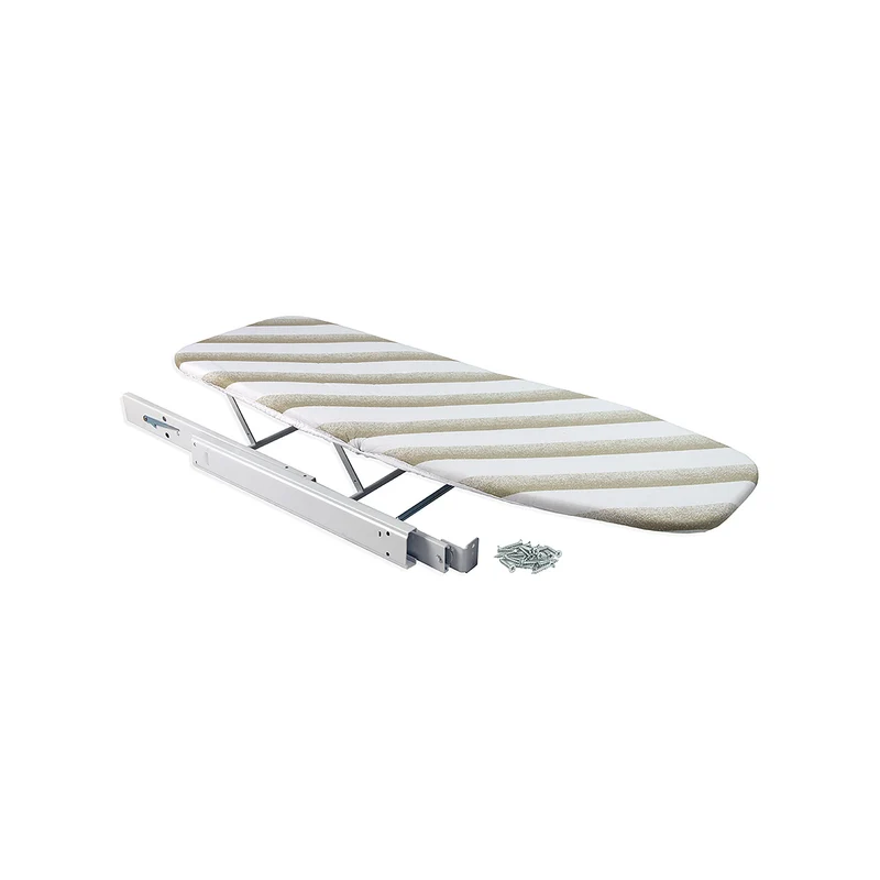 Asse Da Stiro Pieghevole Con Slot Estraibile Per Armardio 55x42,5x11cm